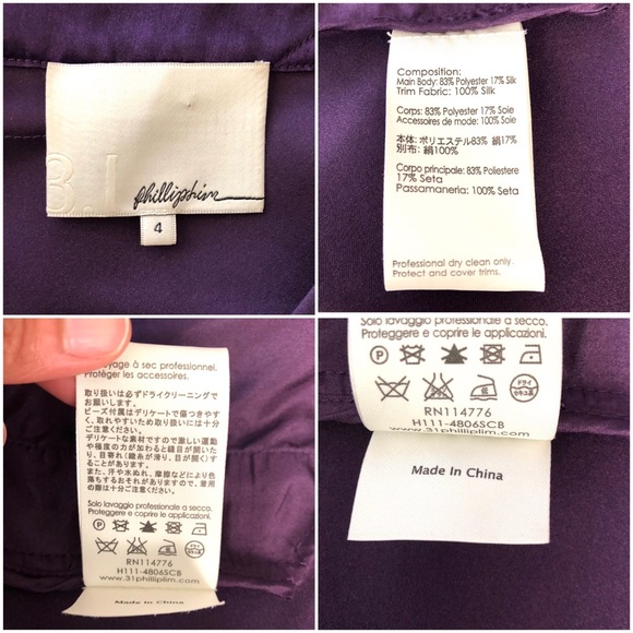 3.1 Phillip Lim Purple Embellished Satin Dress - Picture 8 of 8